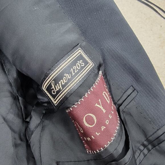 Canali Proposta Super 120s Wool Blazer Black Lined Size 36C - Picture 6 of 8